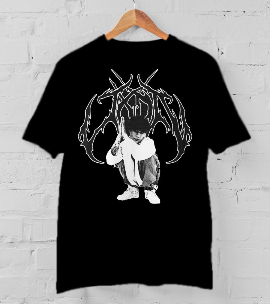 Jxdn Crouching Figure With Intricate T-Shirt