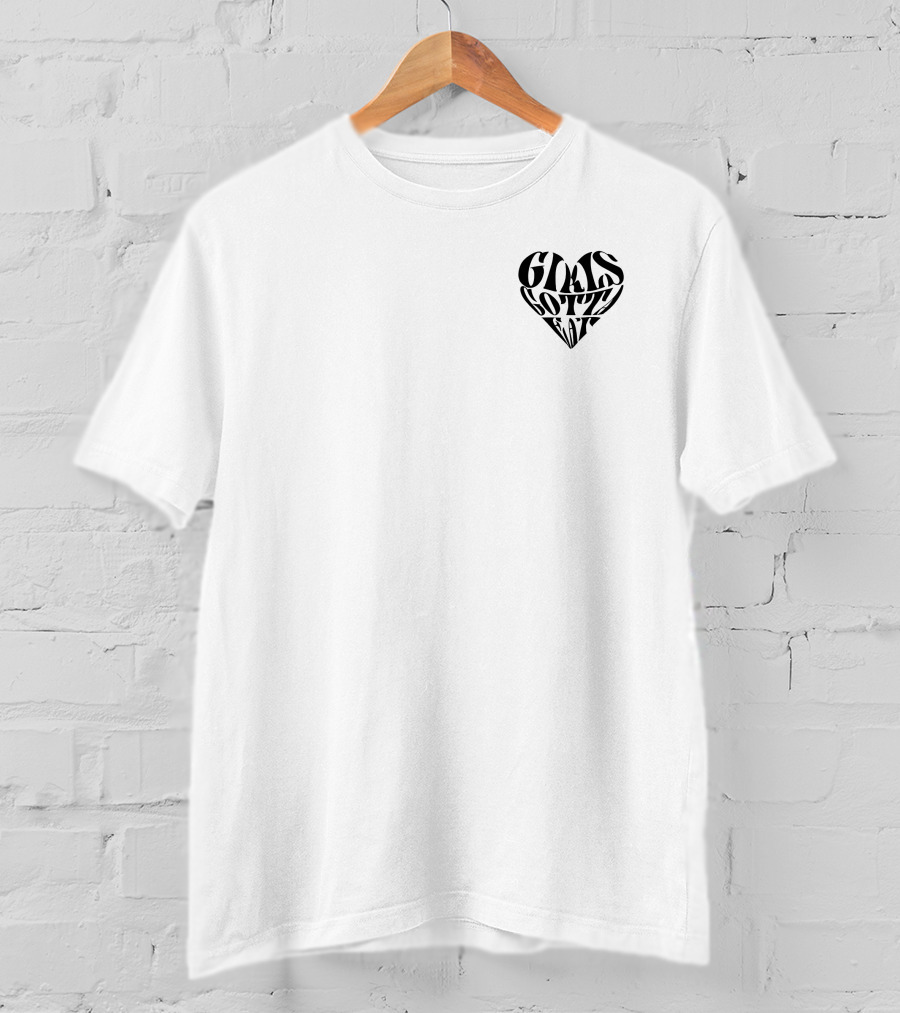 Girls Gotta Eat Heart Text GGE Merch T-Shirt