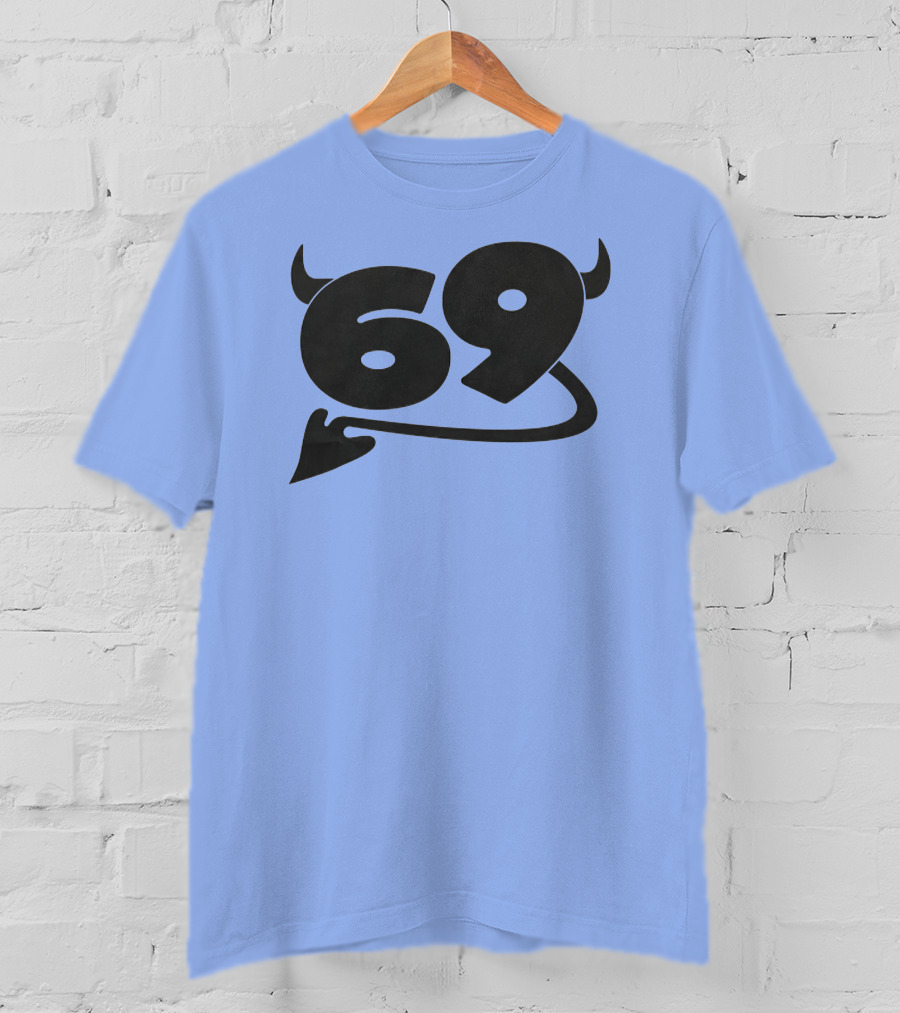 69 Devil Tail Horns King Princess Merch T-Shirt