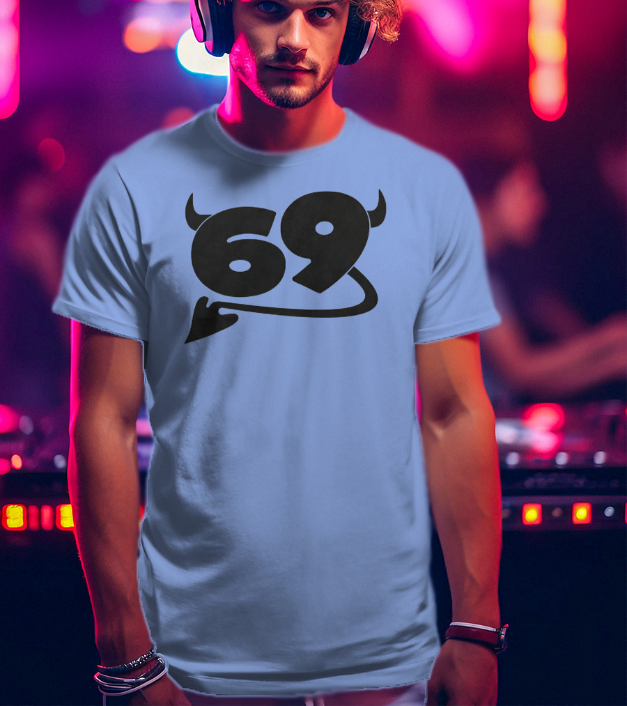 69 Devil Tail Horns King Princess Merch T-Shirt