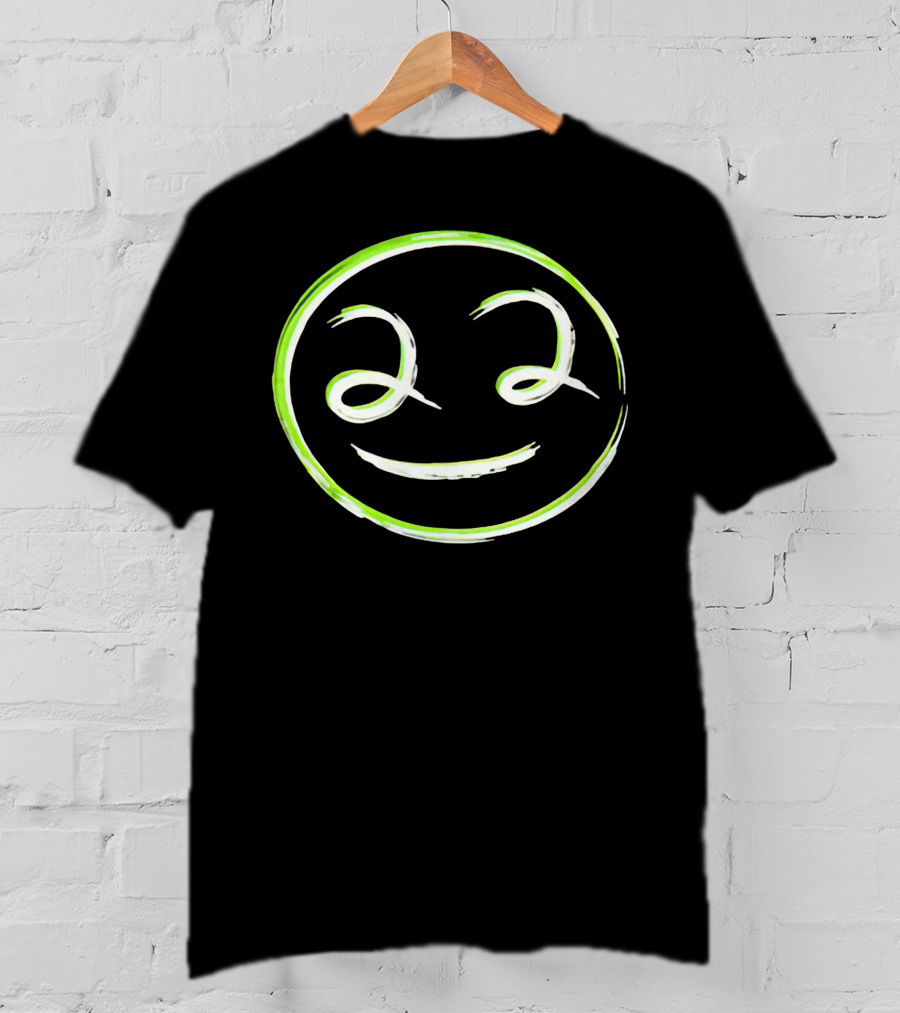 Dream Team Pride Smiley Icon Green Accents T-Shirt