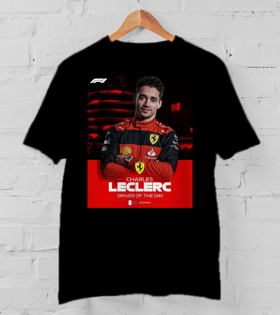 F1 Charles Leclerc Driver Of The Day Bahrain T-Shirt