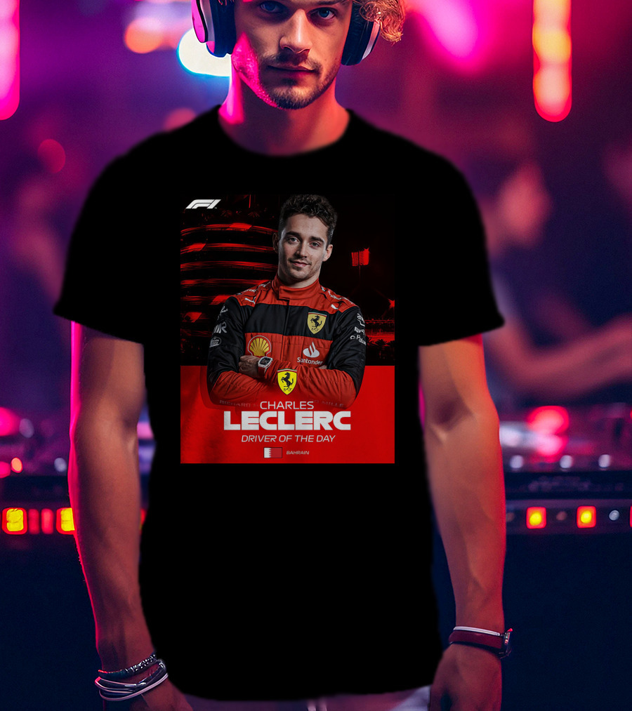 F1 Charles Leclerc Driver Of The Day Bahrain T-Shirt