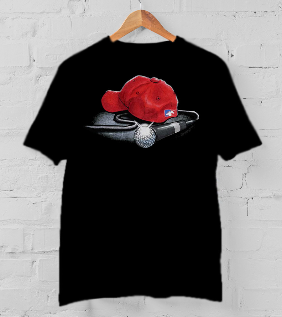 Limp Bizkit Red Cap Microphone MLB T-Shirt
