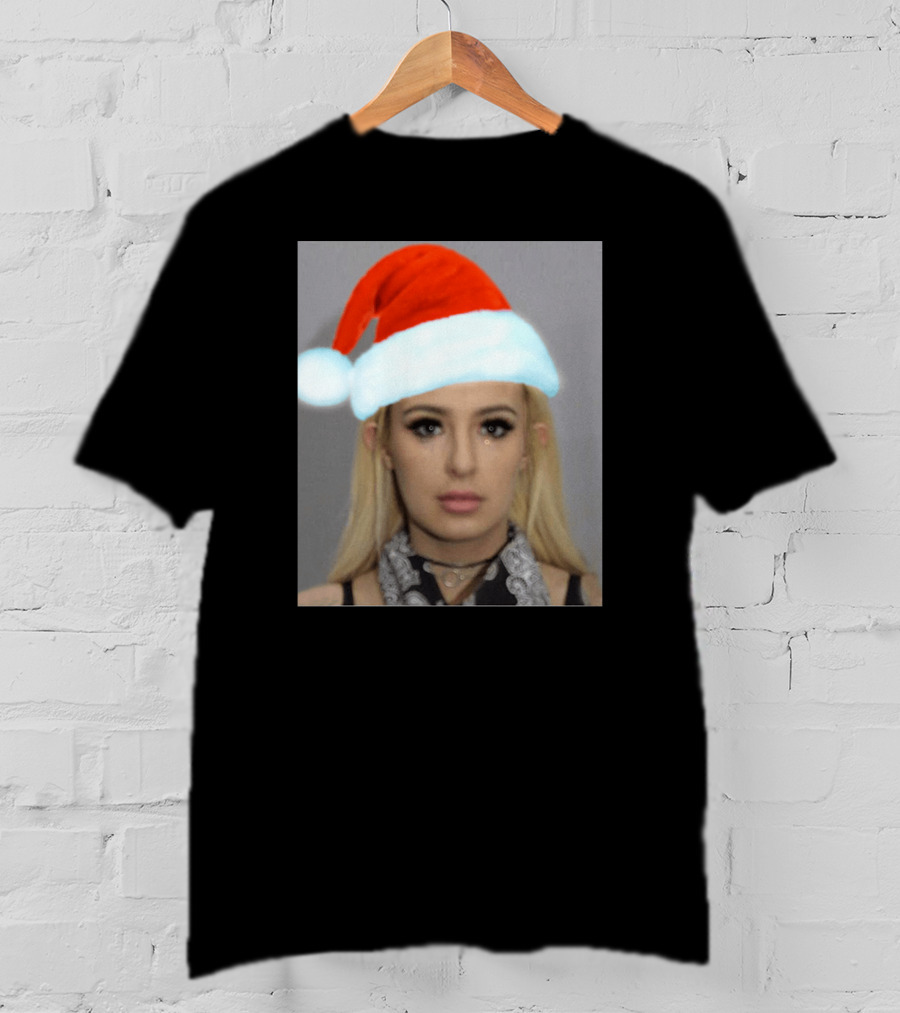 Tana Mongeau Mugshot Santa Hat Christmas T-Shirt