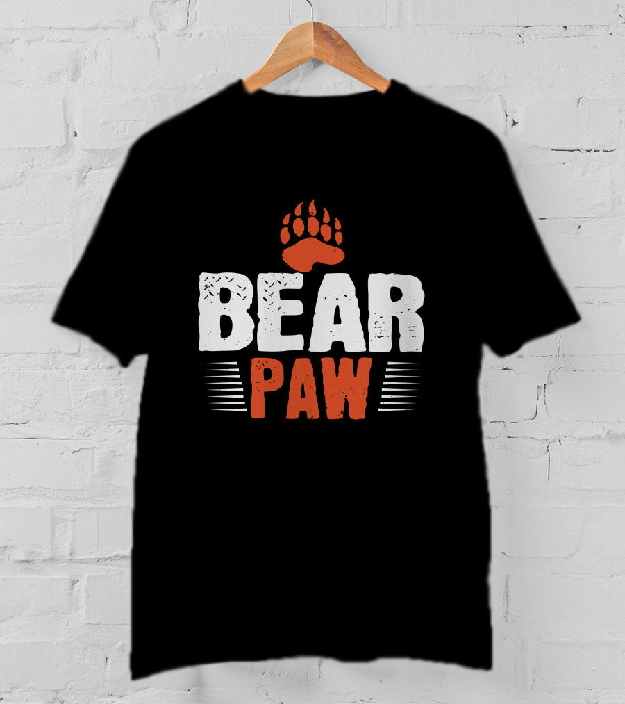 Bear Paw Claw Print T-Shirt