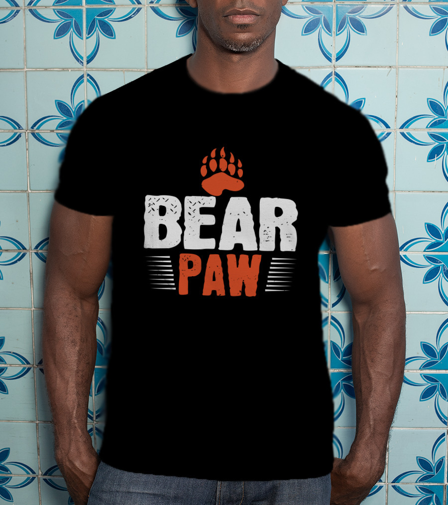 Bear Paw Claw Print T-Shirt