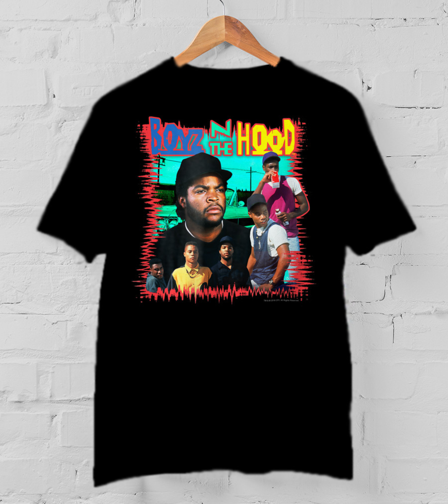 Boyz N The Hood Movie Characters And Scenes Compilation T-Shirt