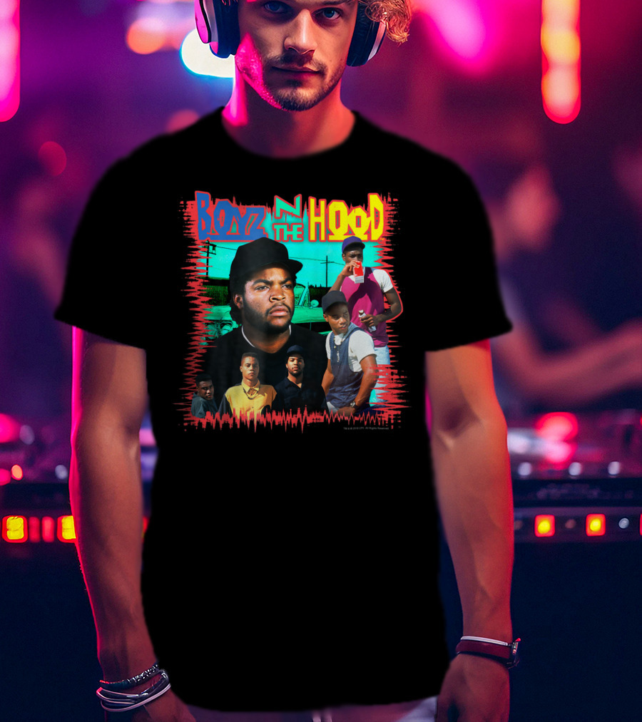 Boyz N The Hood Movie Characters And Scenes Compilation T-Shirt