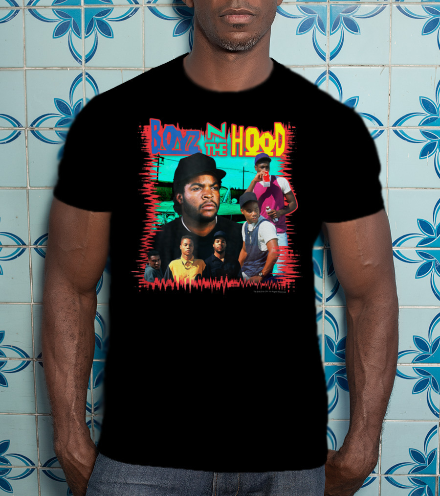 Boyz N The Hood Movie Characters And Scenes Compilation T-Shirt