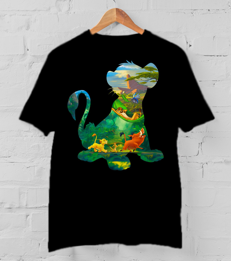 Disney Lion King Simba Pumbaa Timon Adventure T-Shirt