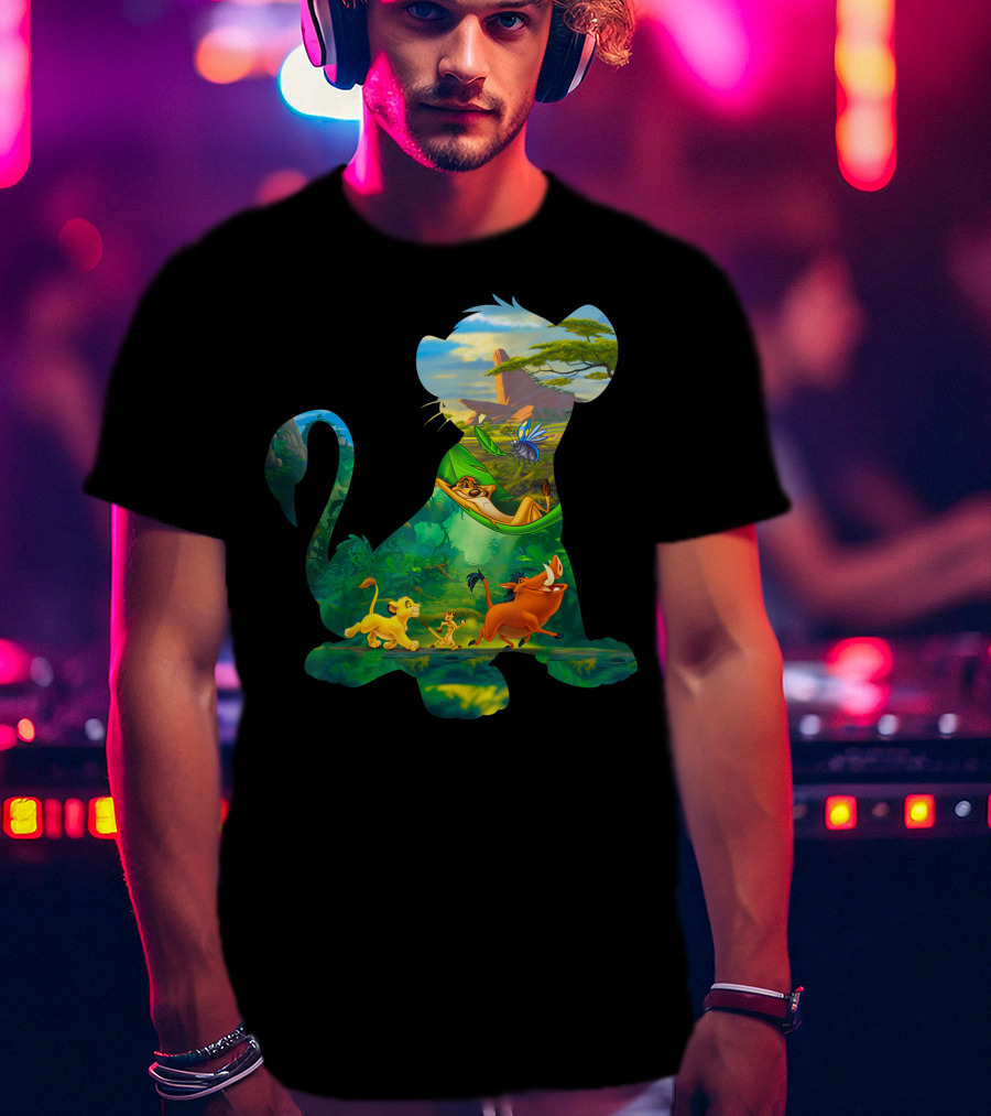 Disney Lion King Simba Pumbaa Timon Adventure T-Shirt
