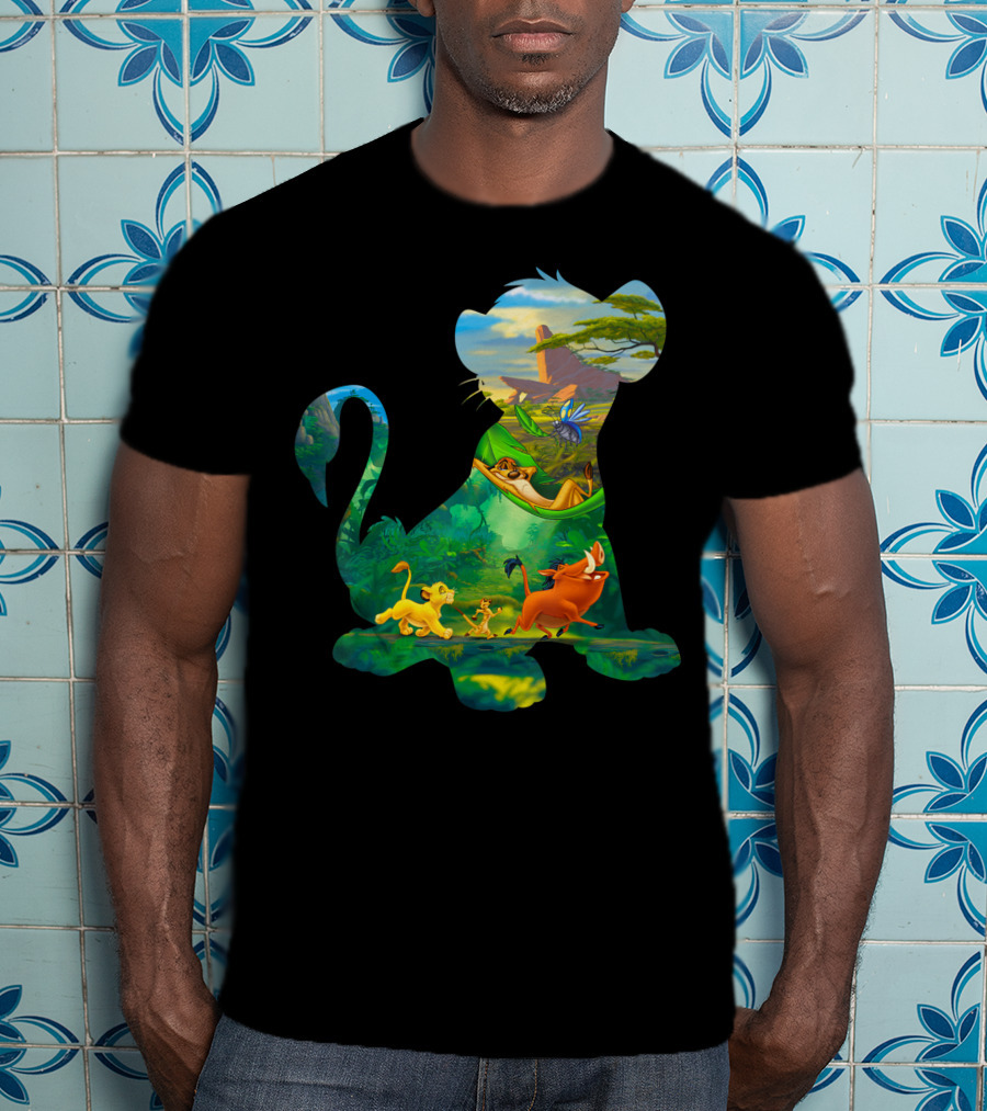 Disney Lion King Simba Pumbaa Timon Adventure T-Shirt