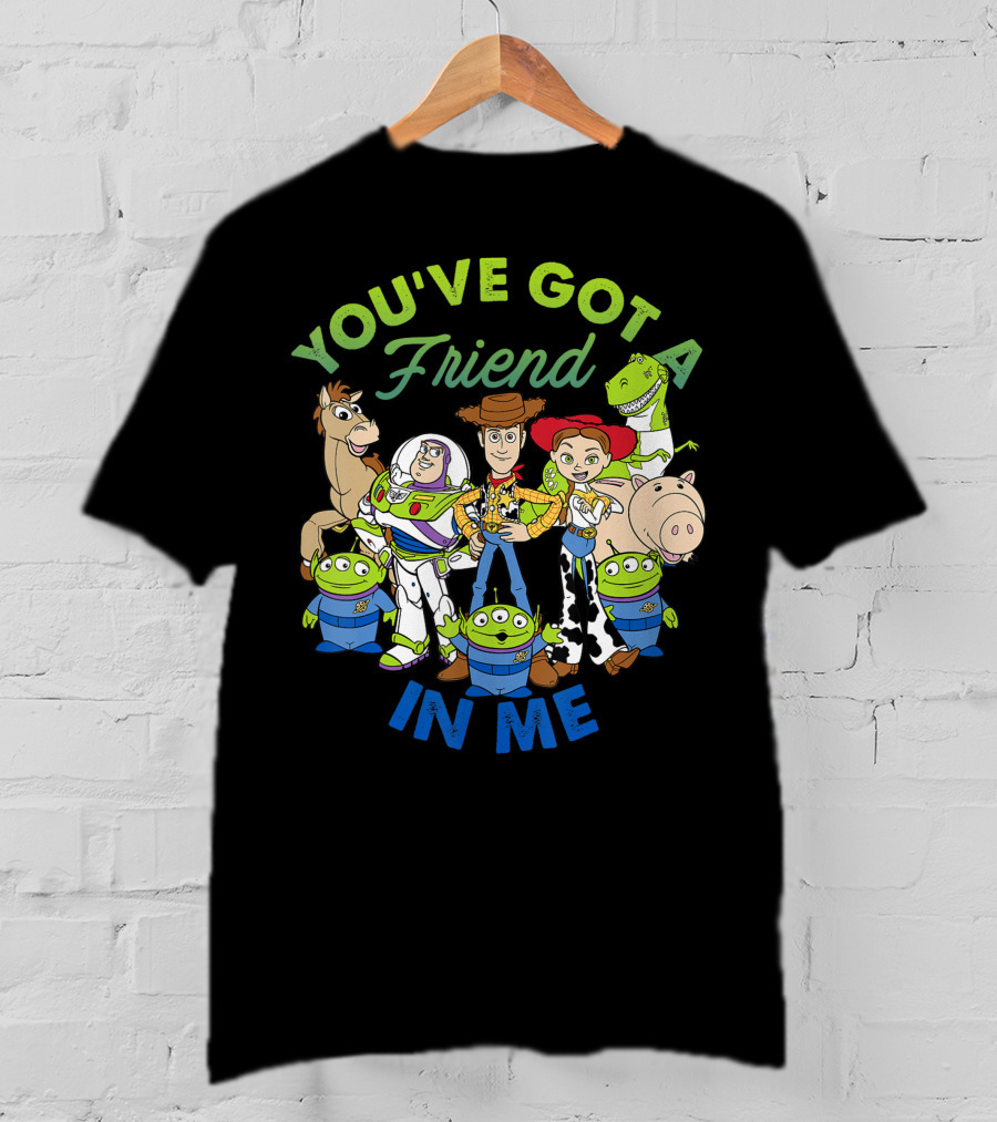 You've Got A Friend In Me Disney Pixar Toy Story Character Group T-Shirt