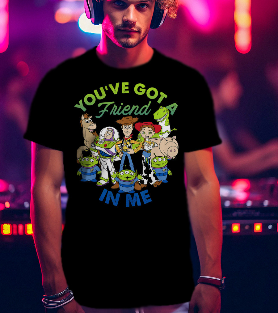You've Got A Friend In Me Disney Pixar Toy Story Character Group T-Shirt
