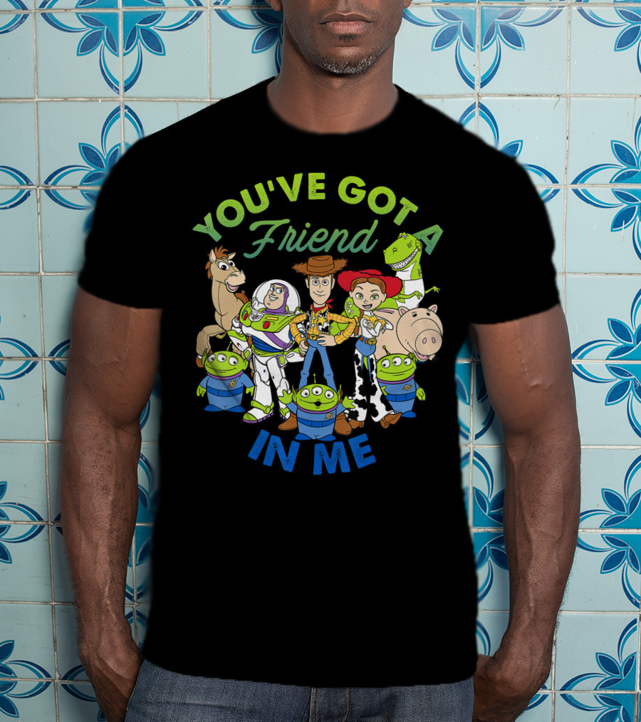 You've Got A Friend In Me Disney Pixar Toy Story Character Group T-Shirt