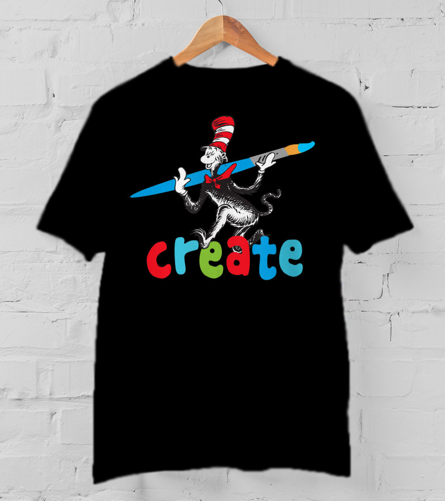 Cat In The Hat Create Dr. Seuss T-Shirt