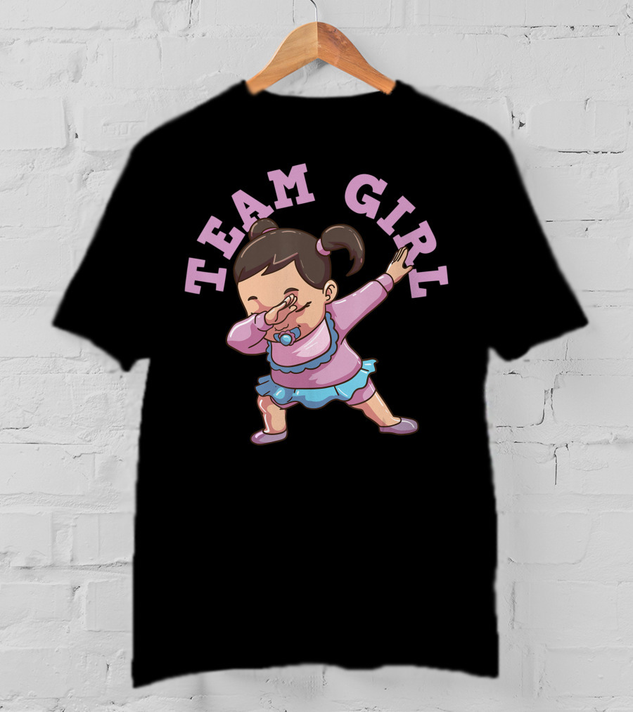 Team Girl Dab Baby Reveal T-Shirt