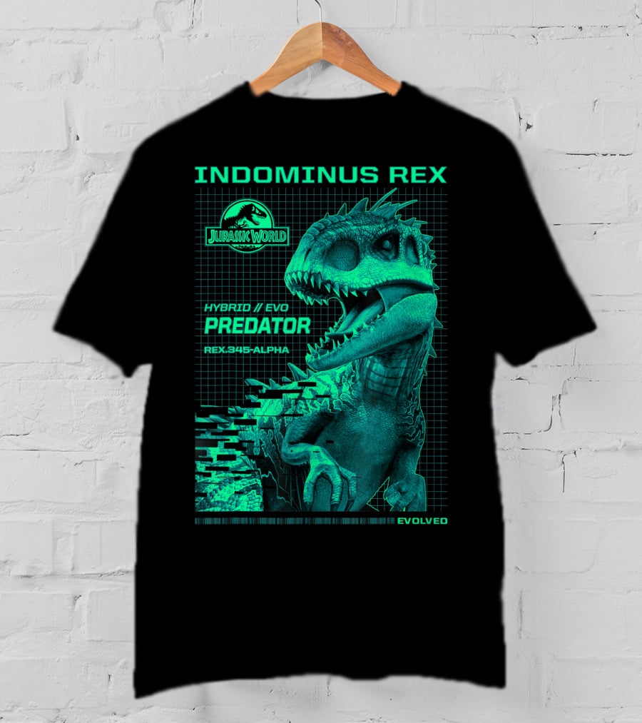 Jurassic World Indominus Rex Hybrid Evo Predator Rex.345-Alpha Evolved T-Shirt