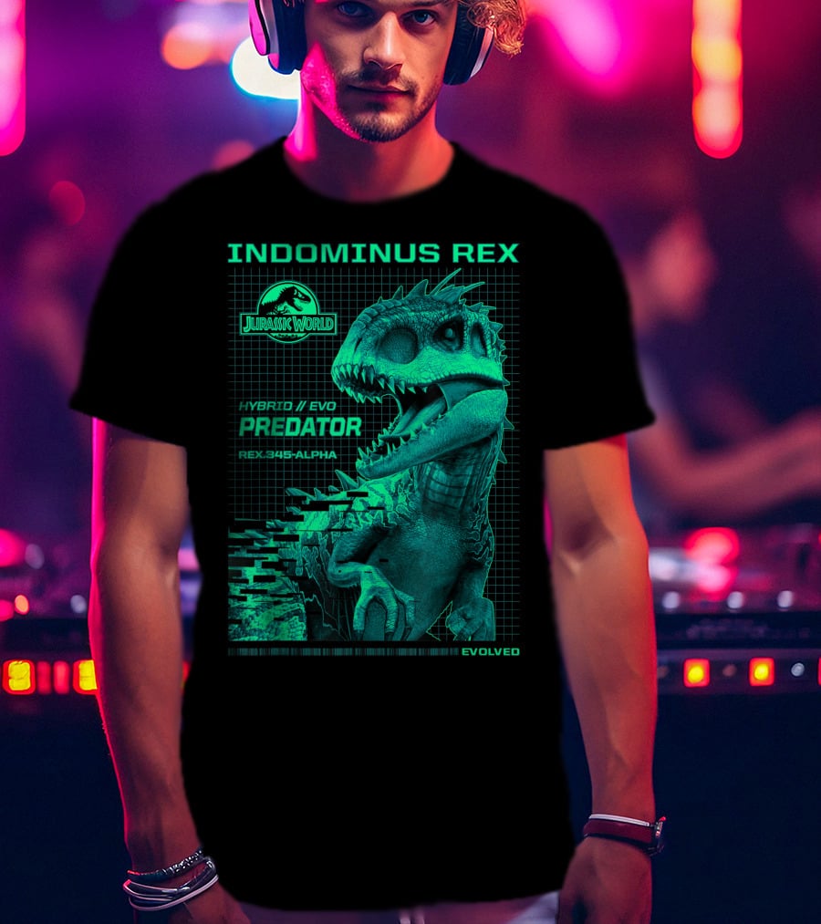 Jurassic World Indominus Rex Hybrid Evo Predator Rex.345-Alpha Evolved T-Shirt