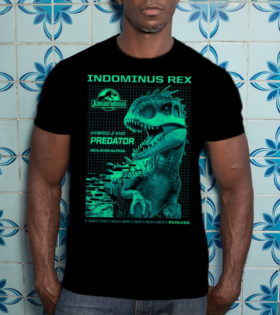 Jurassic World Indominus Rex Hybrid Evo Predator Rex.345-Alpha Evolved T-Shirt