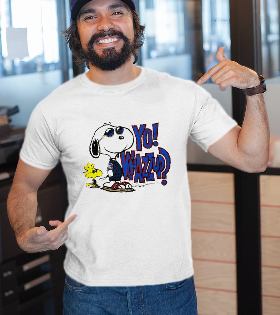 Yo Whazzup Snoopy Woodstock T-Shirt