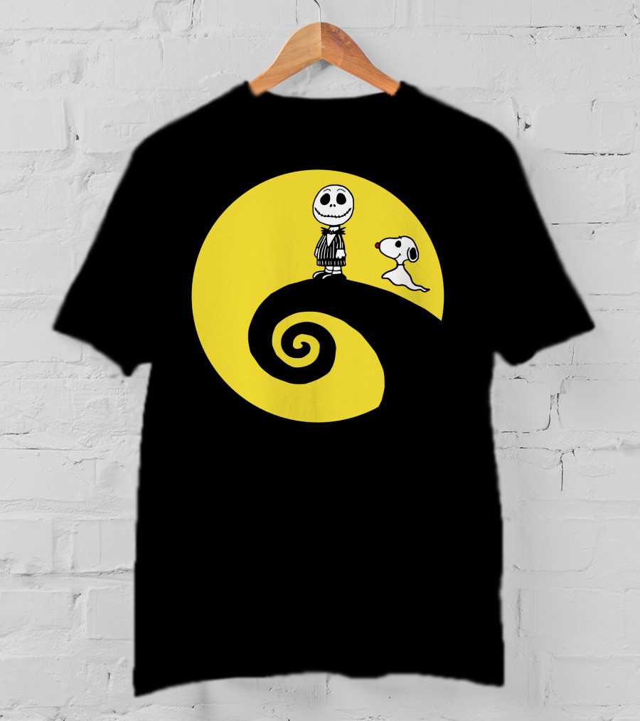 Jacksnop Nightmare Crossover With Dog On Spiral Hill T-Shirt