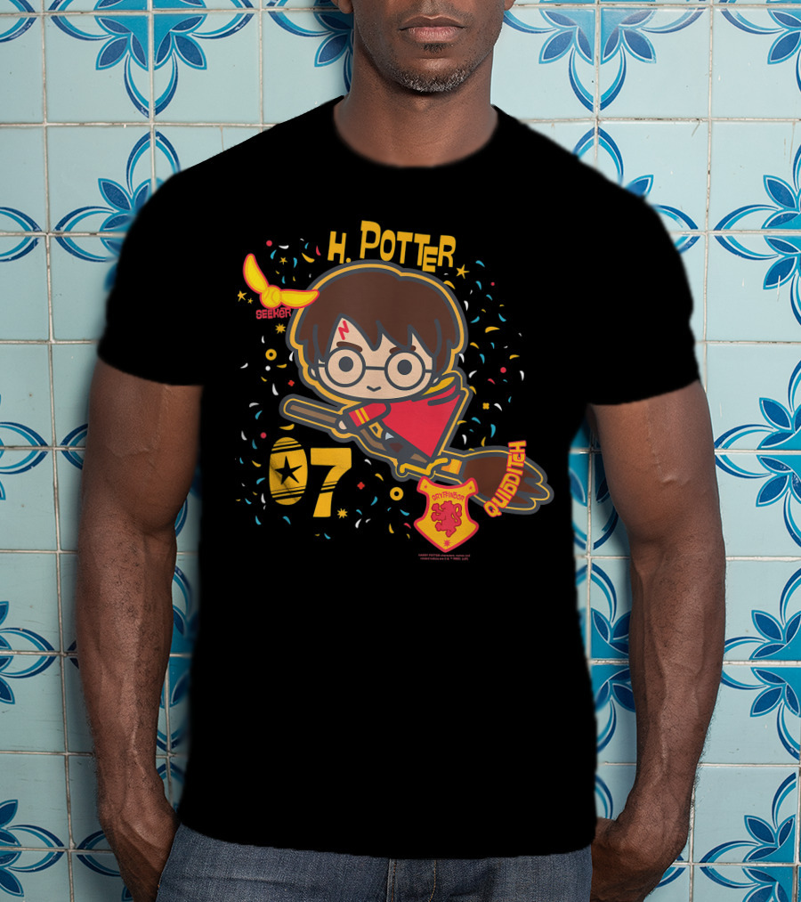 H Potter Gryffindor Seeker Quidditch T-Shirt