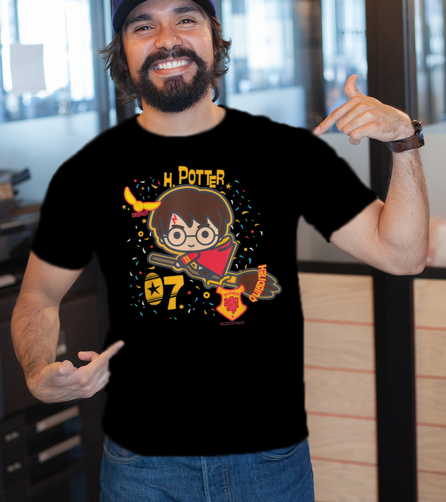 H Potter Gryffindor Seeker Quidditch T-Shirt