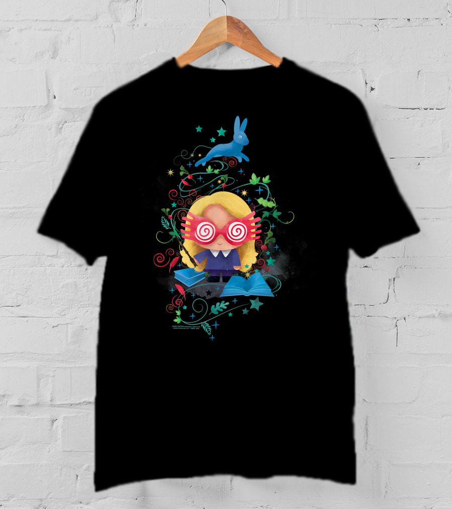 Only Today Magical Adventure With Blue Rabbit And Whimsical Glasses T-Shirt