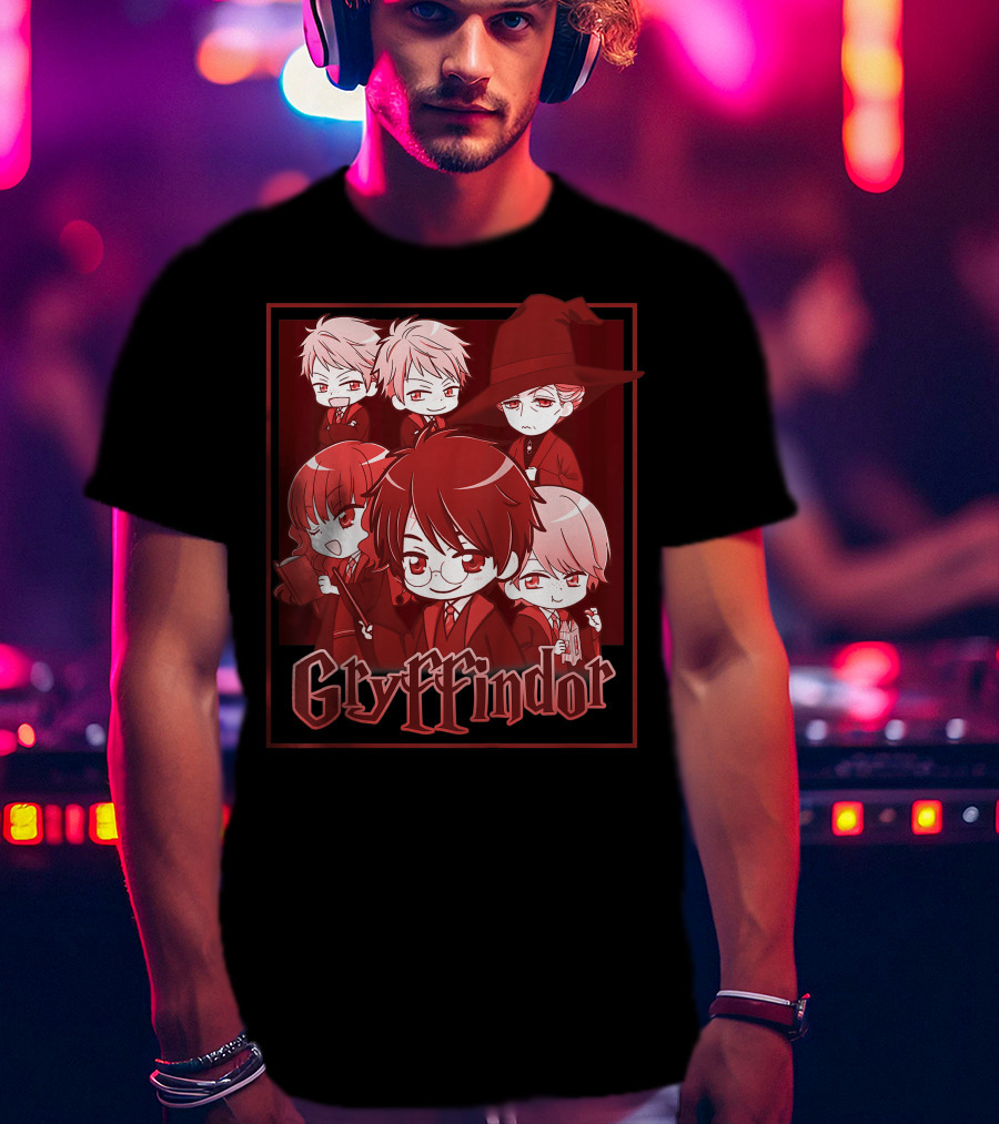 Gryffindor Only Today Anime Characters T-Shirt