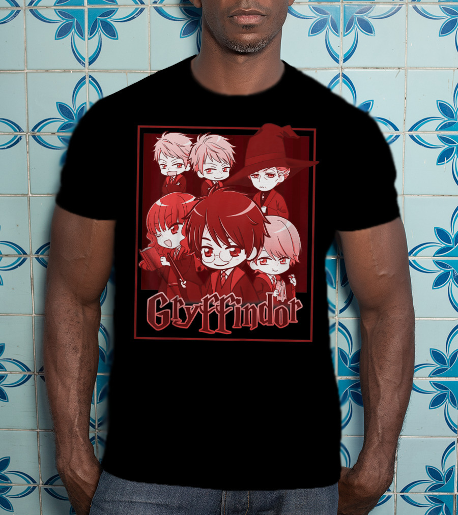 Gryffindor Only Today Anime Characters T-Shirt