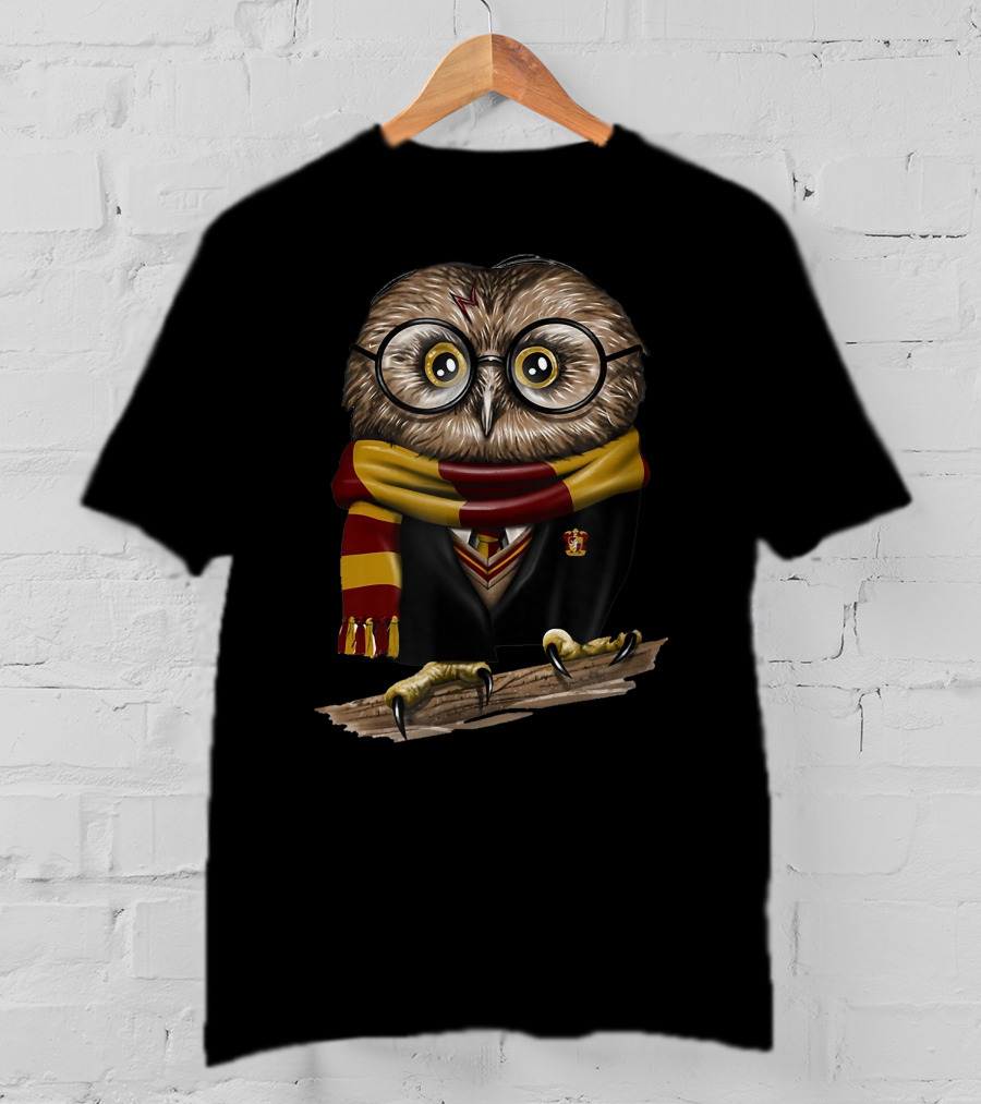 Exclusive Owl Wizard Inspired By Only Today Magic School House Colors T-Shirt