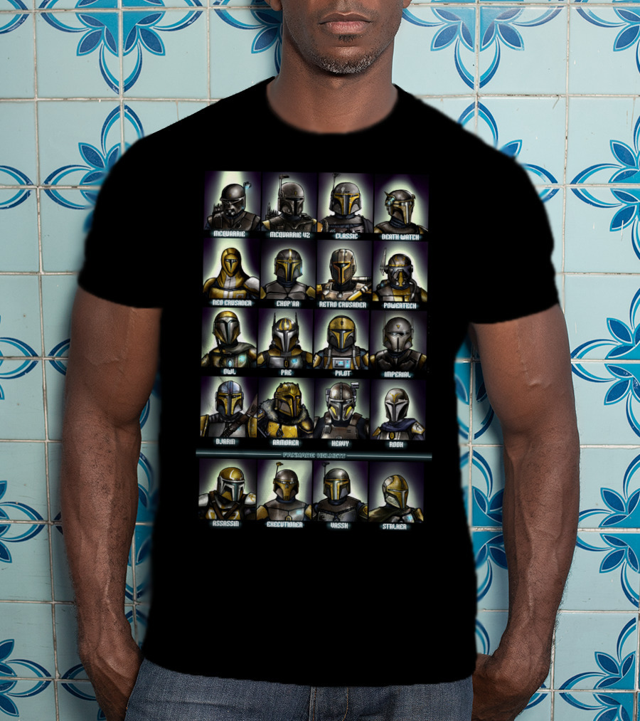 Today Only Featuring Mcquarrie Death Watch Boba Fett Crusader Pig Retro Executioner T-Shirt
