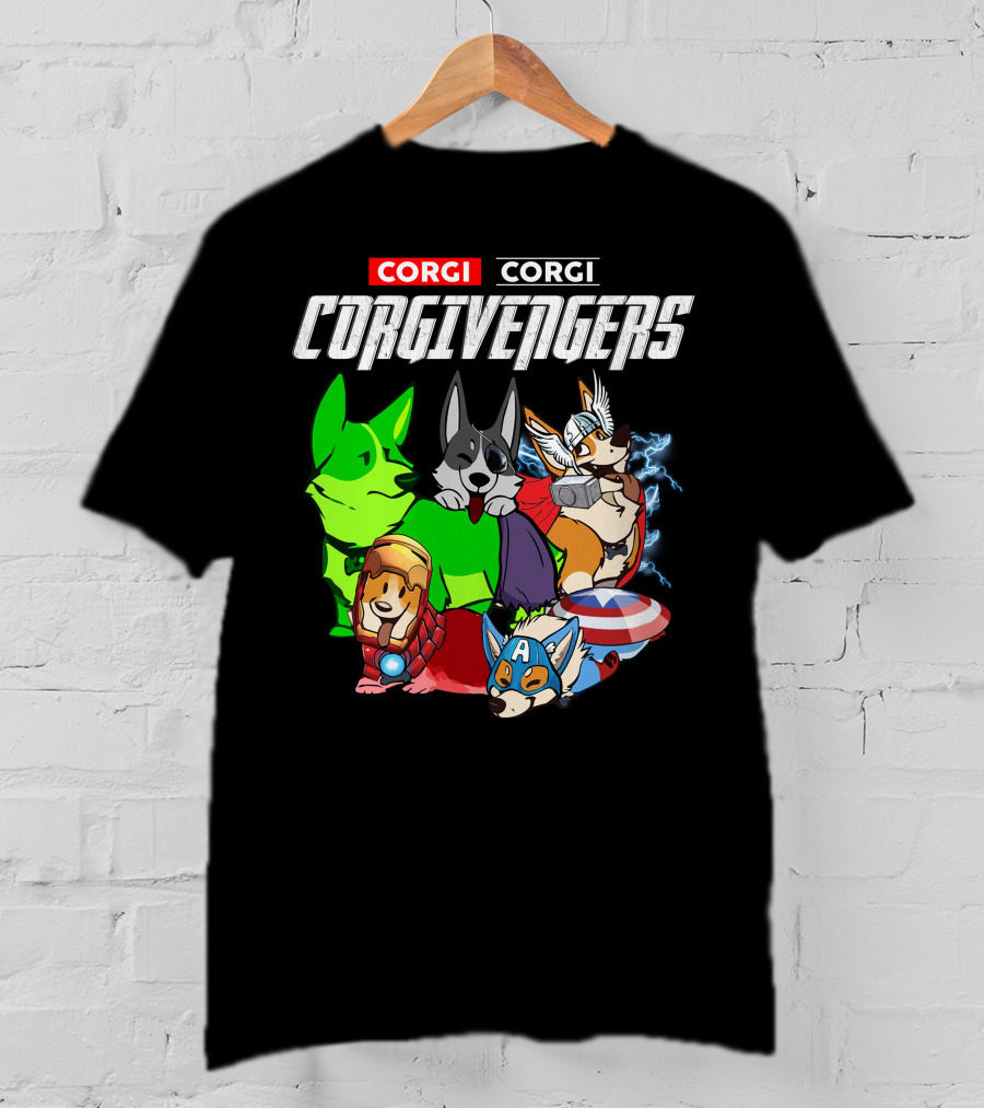 Corgi Corgi Corgivengers Dc1 T-Shirt