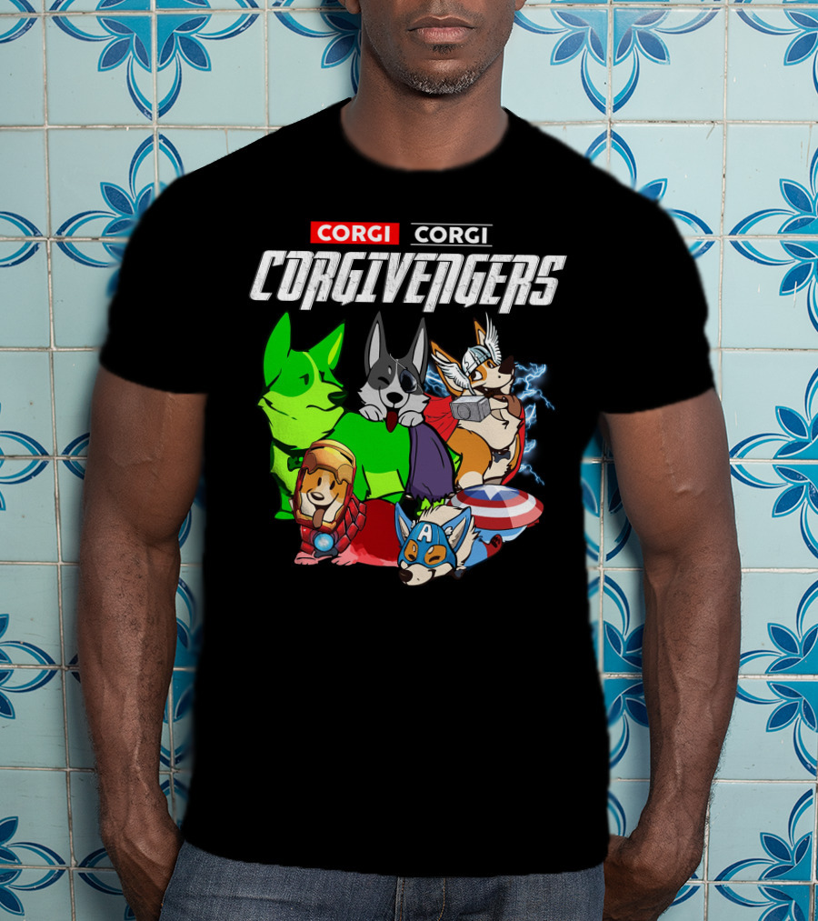 Corgi Corgi Corgivengers Dc1 T-Shirt