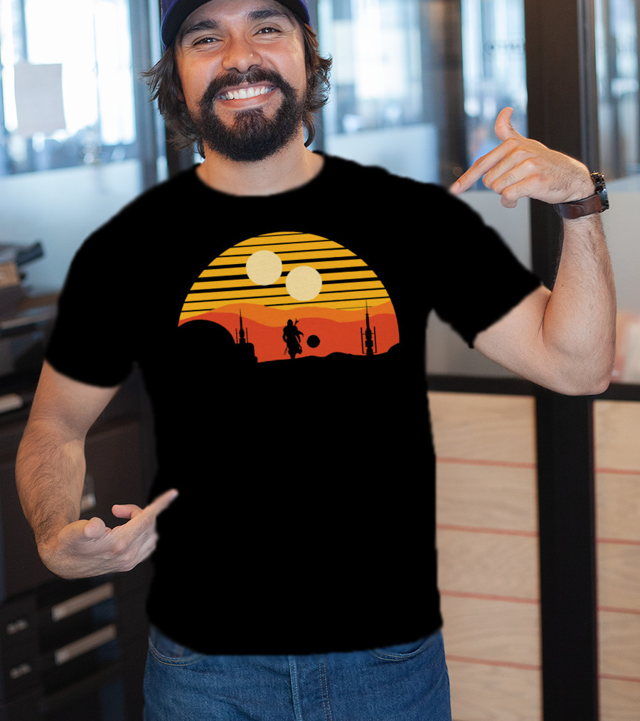 Only Today Two Suns Desert Warrior Scene T-Shirt