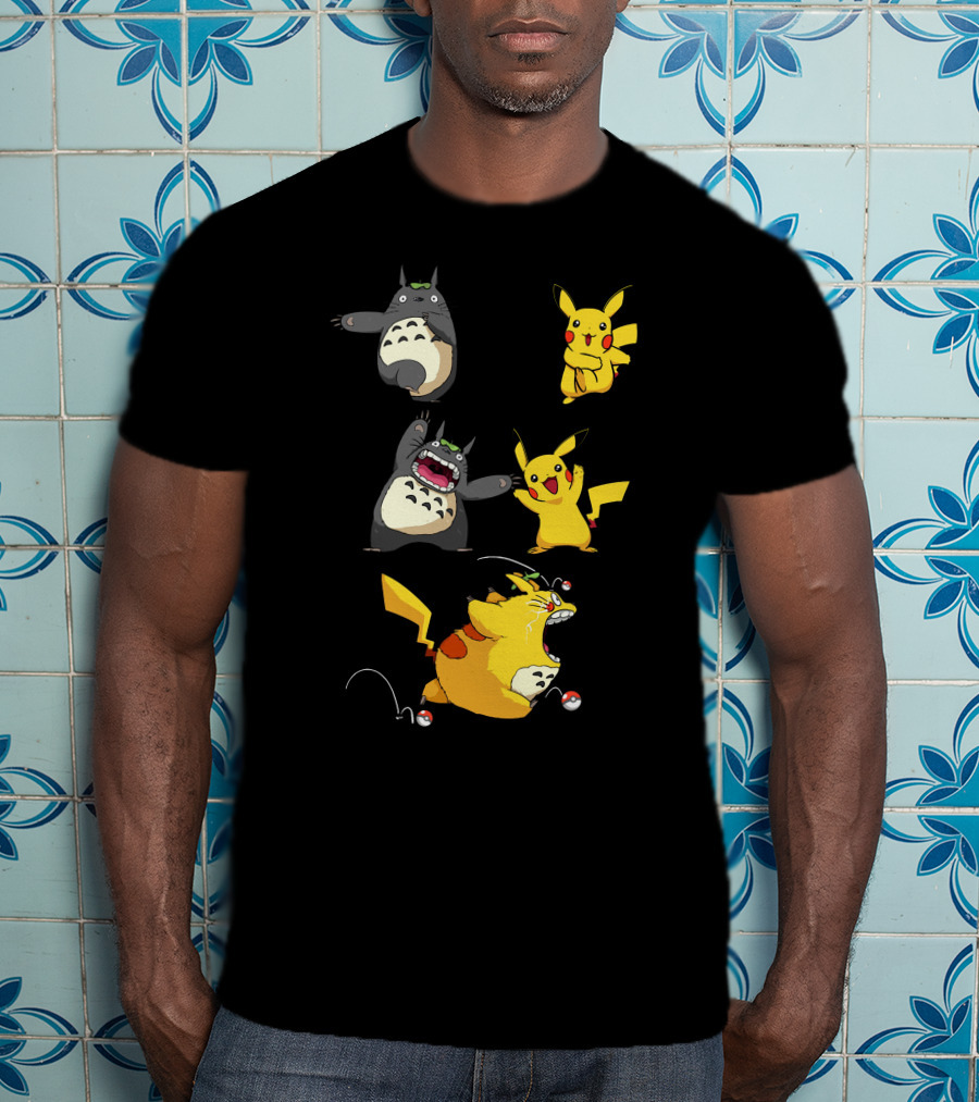 Only Today Pikachu Totoro Mashup T-Shirt