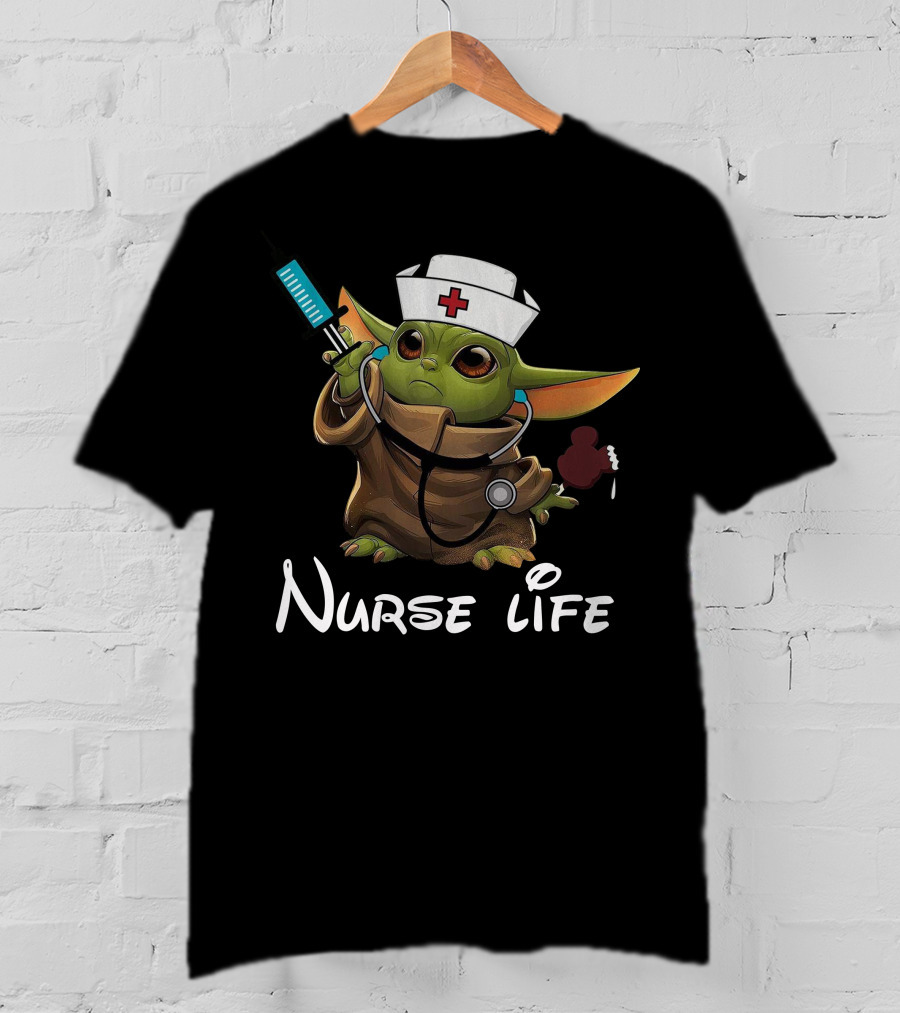 Nurse Life Baby Alien Syringe T-Shirt