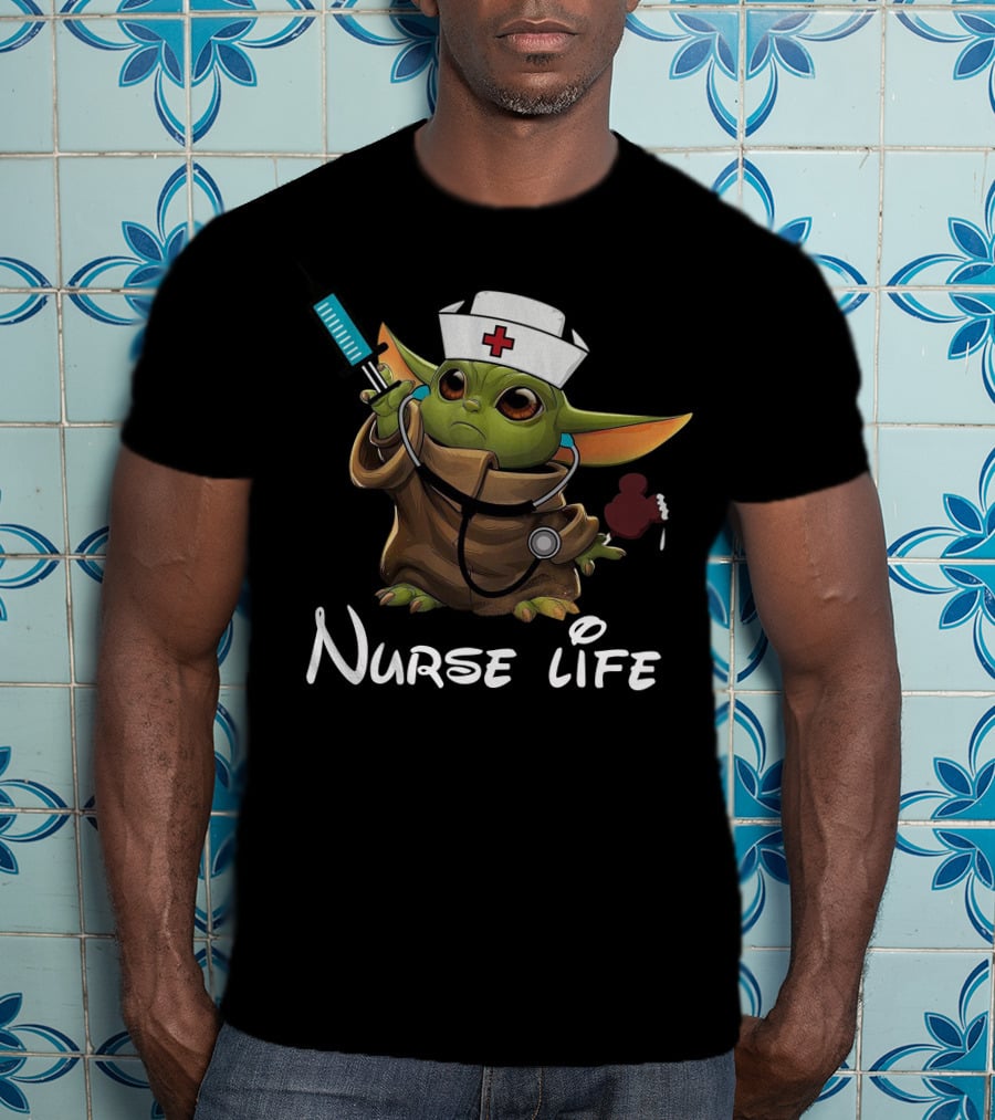 Nurse Life Baby Alien Syringe T-Shirt