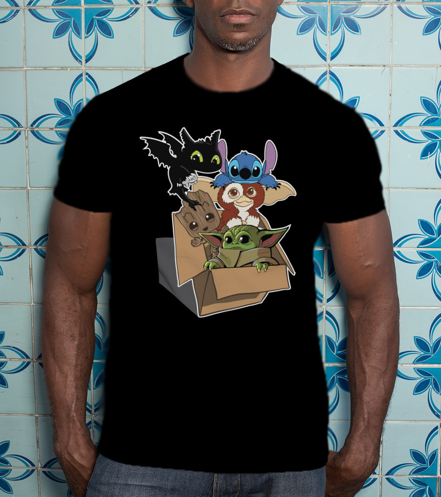 Only Today Cute Creatures In A Box T-Shirt