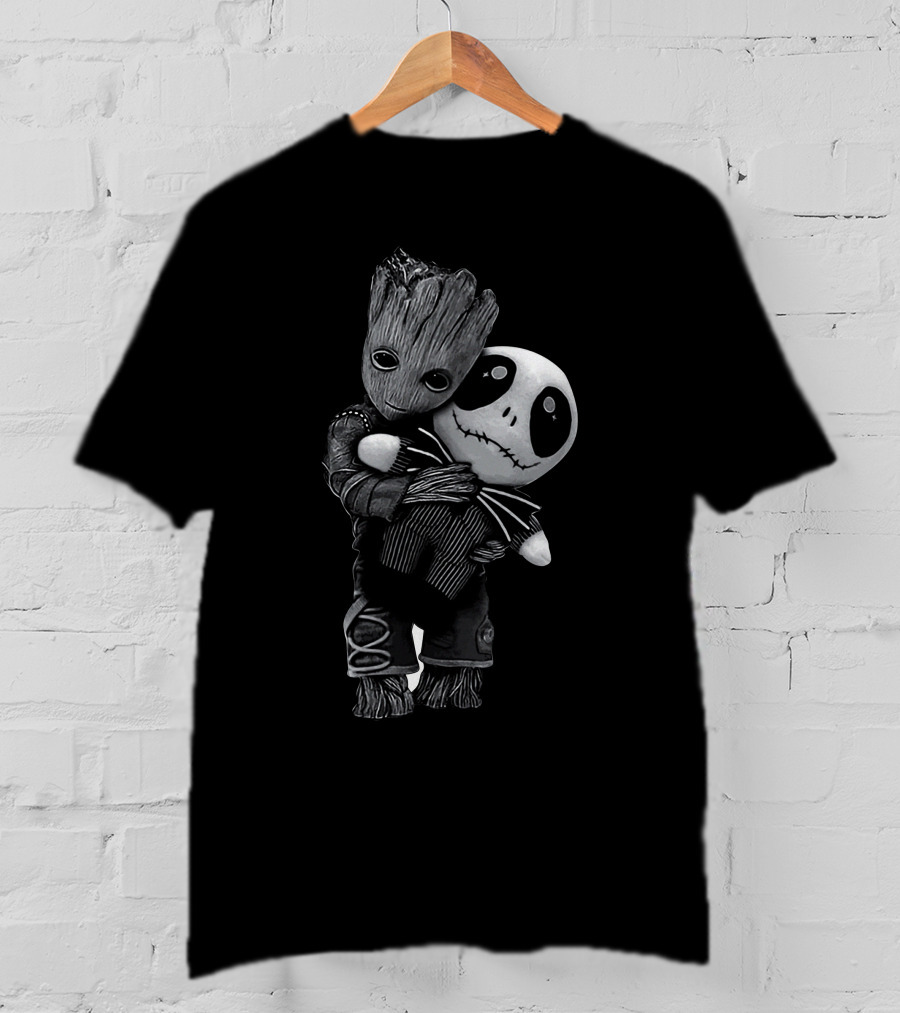 Groot And Jack Skellington Only Today T-Shirt