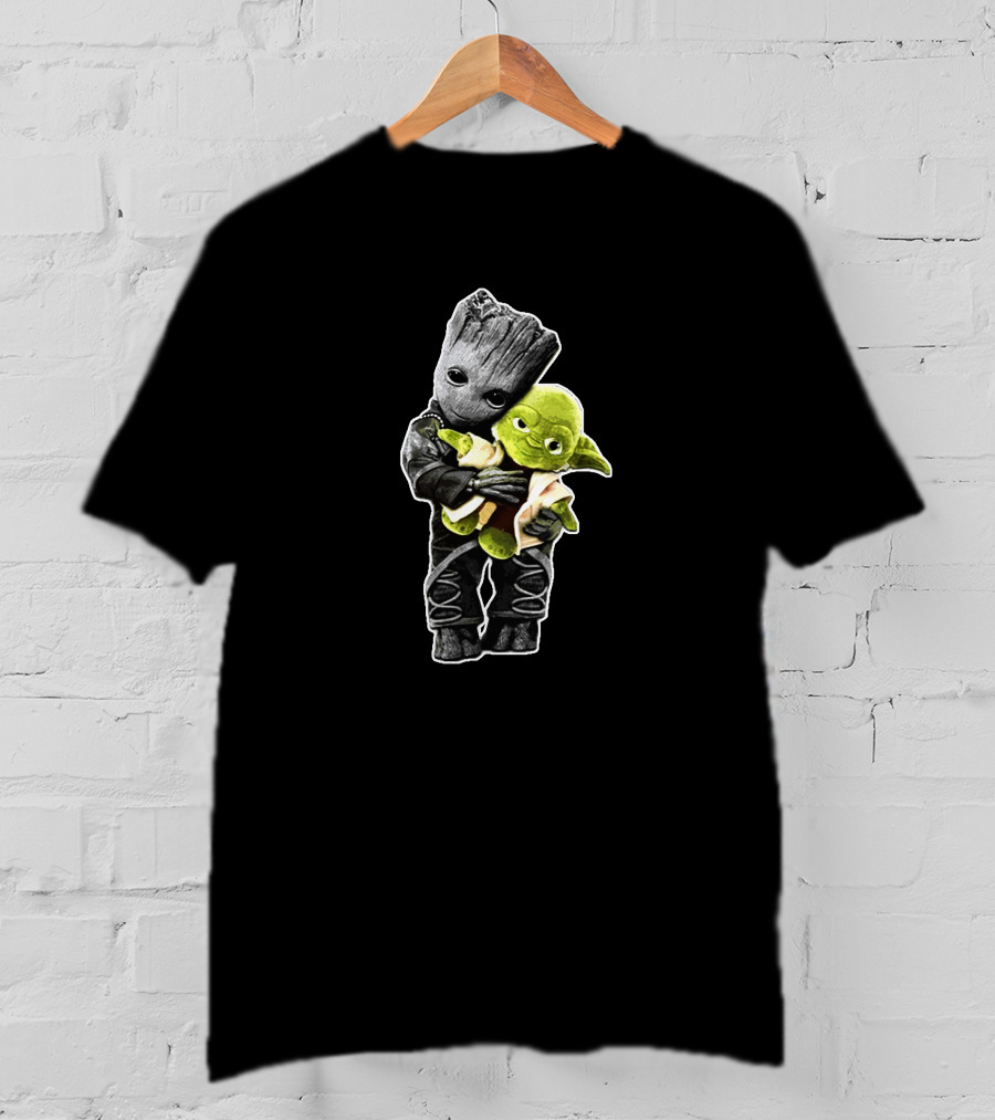Only Today Alien Tree Creature With Green Alien Baby T-Shirt