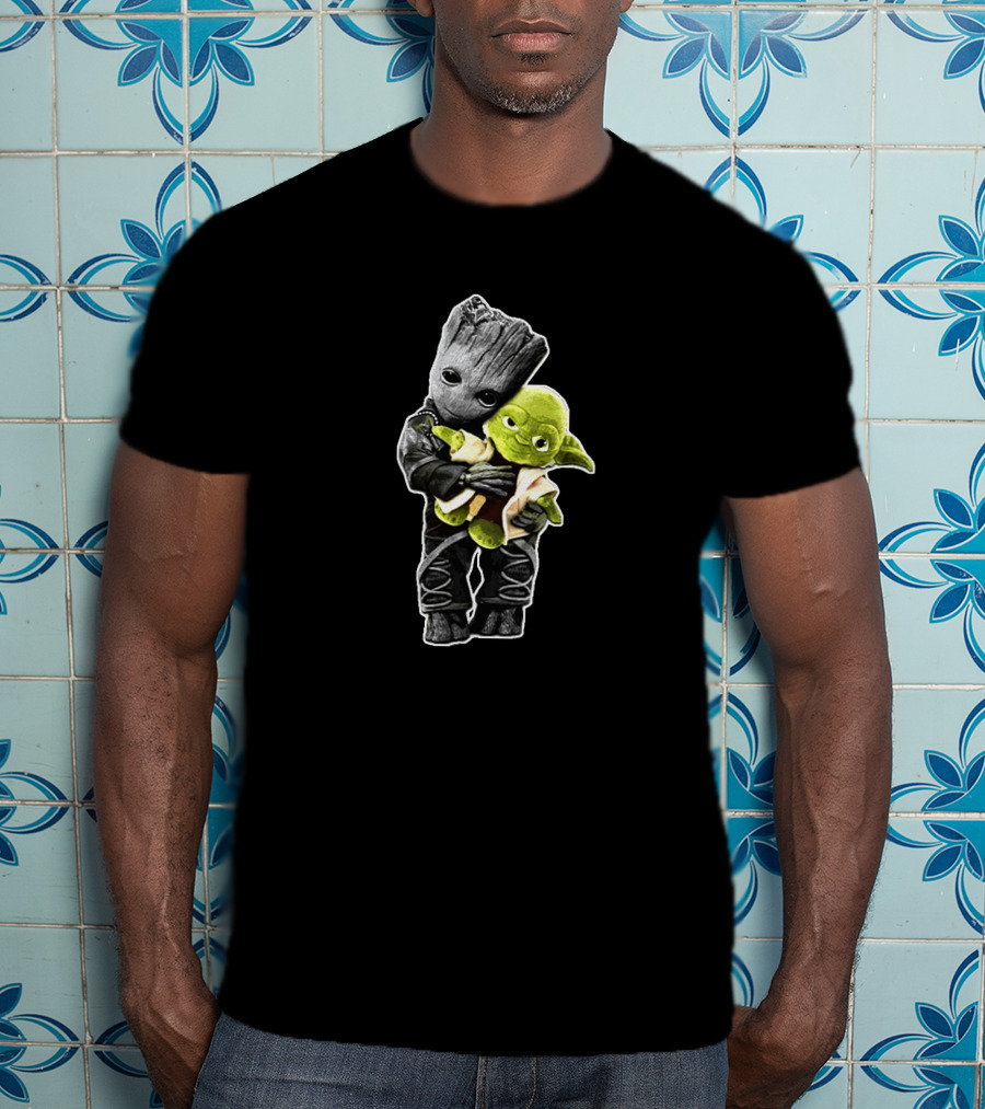 Only Today Alien Tree Creature With Green Alien Baby T-Shirt