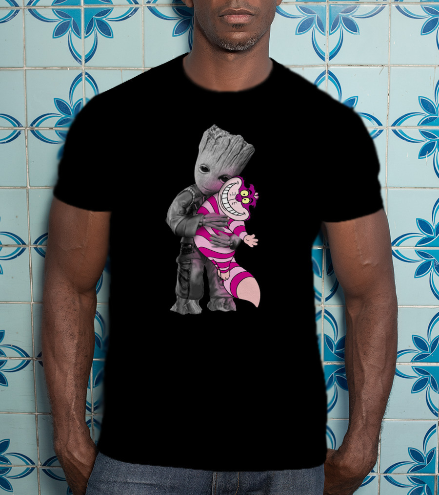 Groot Holding Cheshire Cat T-Shirt