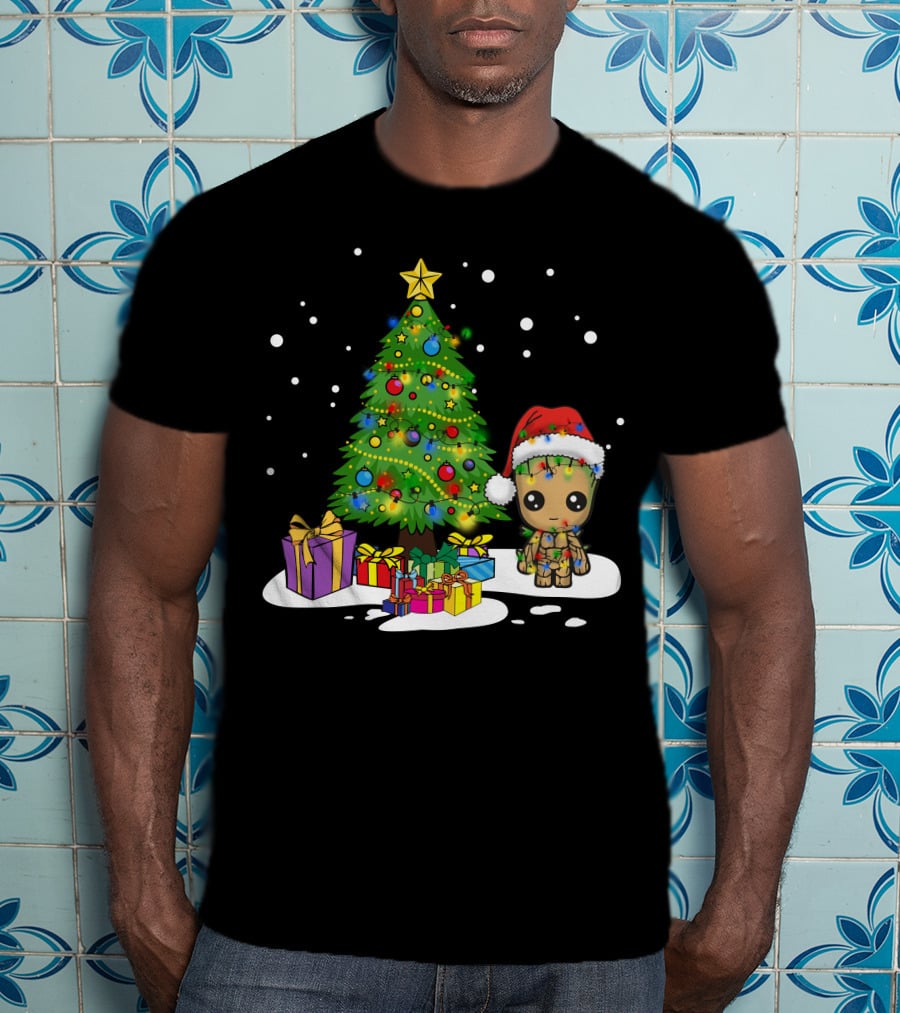 Only Today Christmas Tree Santa Hat Gifts T-Shirt