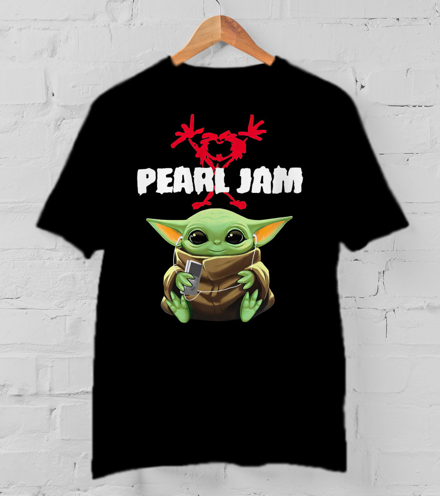 Pearl Jam 10 Baby Yoda T-Shirt