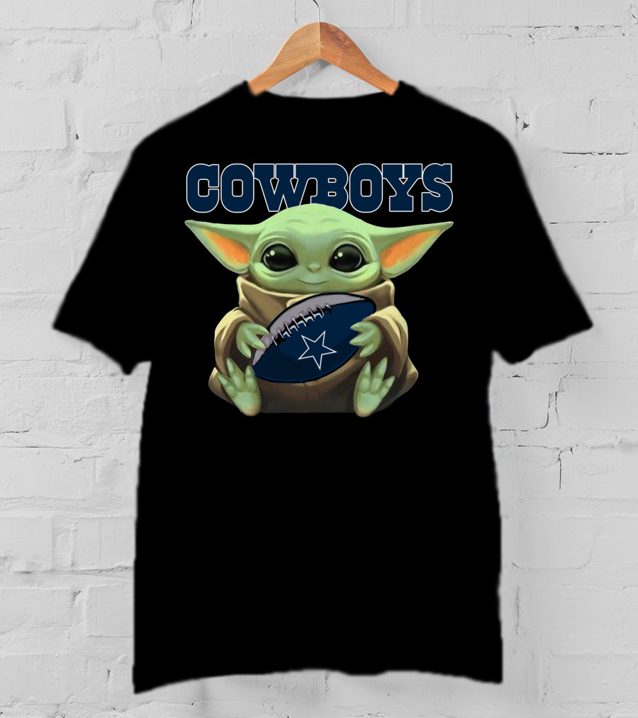 Cowboys 16 Yoda Star Wars Football T-Shirt