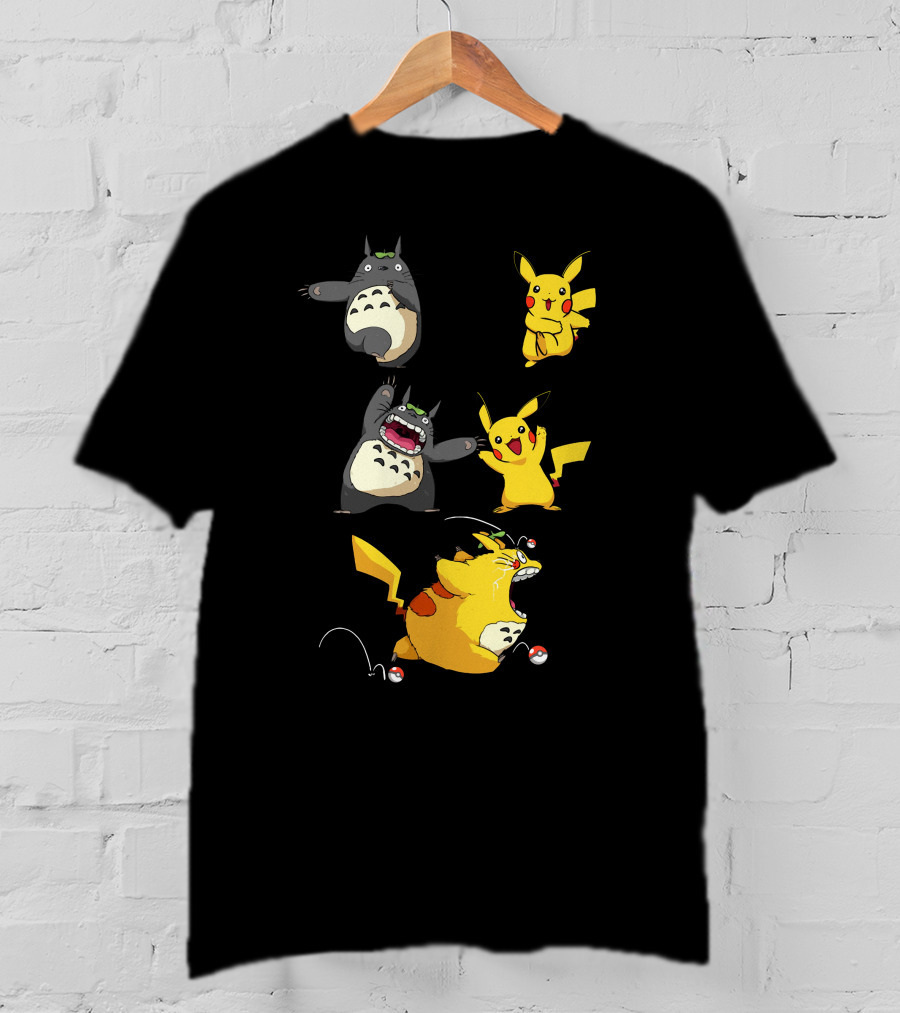Pikachu Totoro Mashup T-Shirt