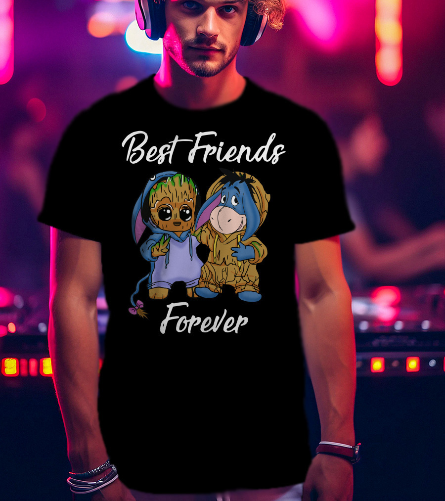 Best Friends Forever Groot Eeyore Crossover T-Shirt